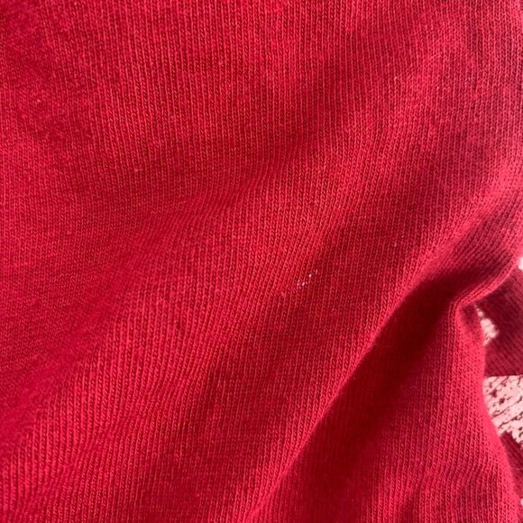 Long Sleeve Oklahoma Sooners Red Tee Shirt - Picture 8 of 10